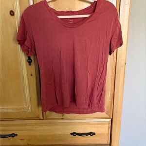 A New Day Short Sleeve Tee – Rust Colored | Size Large
